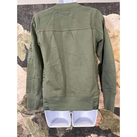 New Free People x Nicholas K Bomber Sweat Size Xtra Small - Picture 3 of 6